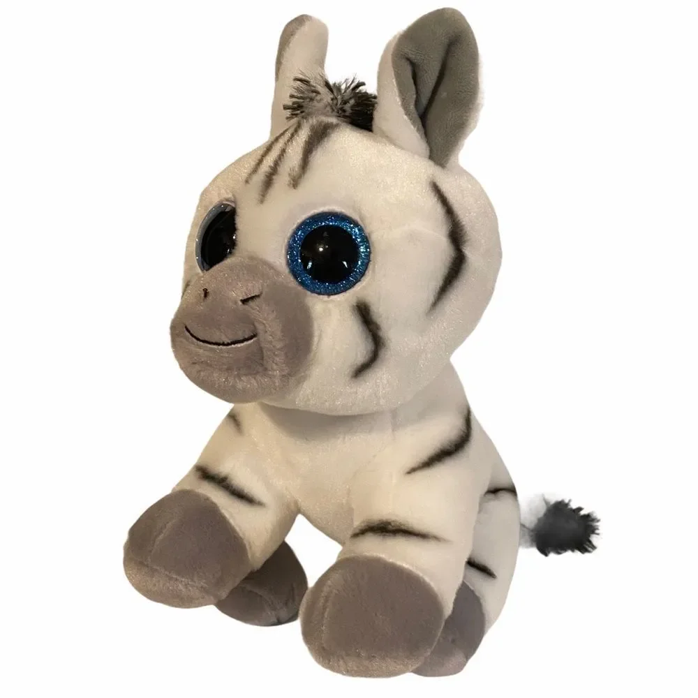 TY Stripes Velvety White‎ Zebra Plus Toy